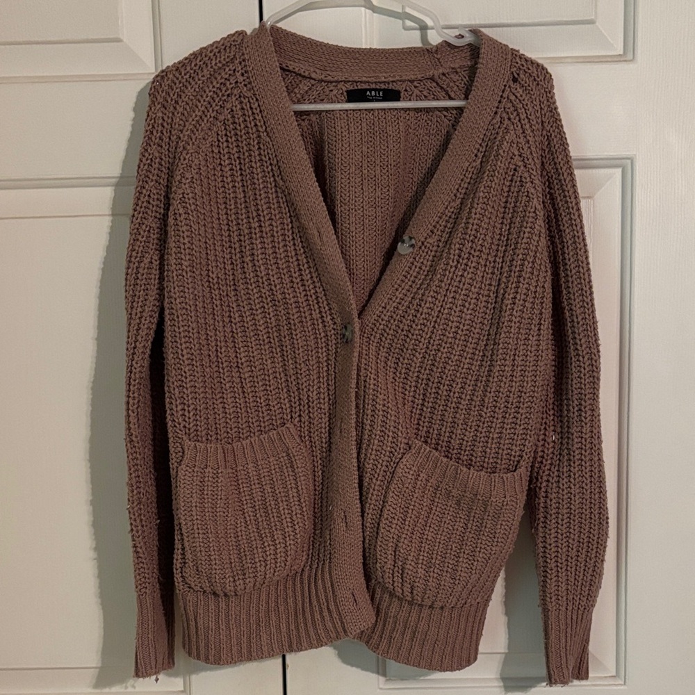 Able Button Down Sweater - image 1